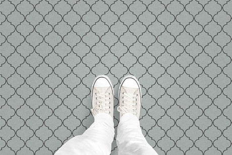 Quatrefoil Tile (P606) Custom Printed Vinyl Flooring Design