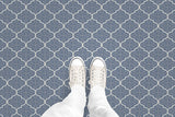 Quatrefoil Overlay (P699) Custom Printed Vinyl Flooring Design