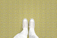 Greek Key (P716) Custom Printed Vinyl Flooring Design