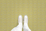 Greek Key (P716) Custom Printed Vinyl Flooring Design