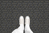Retro Starburst (P759) Custom Printed Vinyl Flooring Design