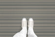 Houndstooth Stripe (P933) Custom Printed Vinyl Flooring Design