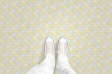 Stitch Circle Overlay (P937) Custom Printed Vinyl Flooring Design