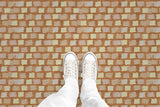 Layered Brushstrokes (P938) Custom Printed Vinyl Flooring Design