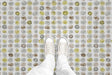 Painted Dots (P956) Custom Printed Vinyl Flooring Design