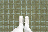 Overlapping Plaid (P958) Custom Printed Vinyl Flooring Design