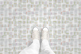 Plaid Overlay (P959) Custom Printed Vinyl Flooring Design