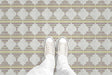 Mini Mosaic Ogee (P985) Custom Printed Vinyl Flooring Design