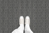 Line Drawing (P993) Custom Printed Vinyl Flooring Design