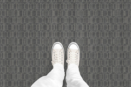 Line Drawing (P993) Custom Printed Vinyl Flooring Design