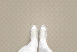 Drawn Circles (P998) Custom Printed Vinyl Flooring Design