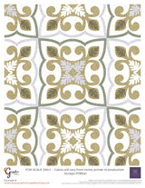 Azulejo (P1382) Custom Printed Vinyl Flooring Design