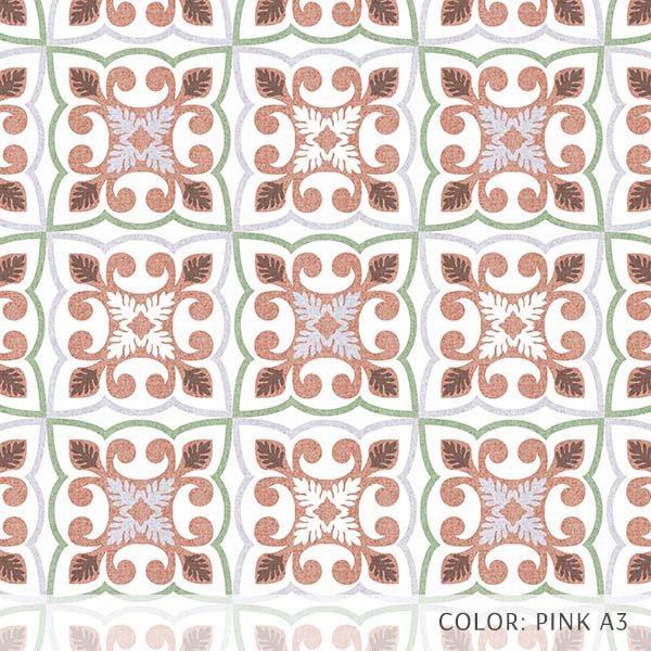 Azulejo (P1382) Custom Printed Vinyl Flooring Design