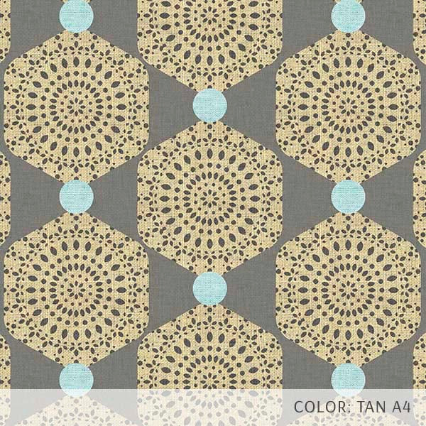 Lace Hexagon (P1564) Custom Printed Vinyl Flooring Design