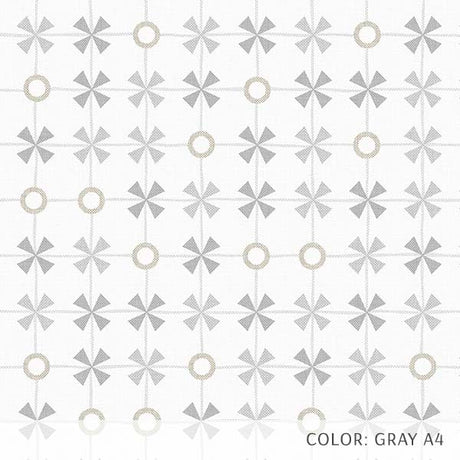 Plaid with Circles (P283) Custom Printed Vinyl Flooring Design