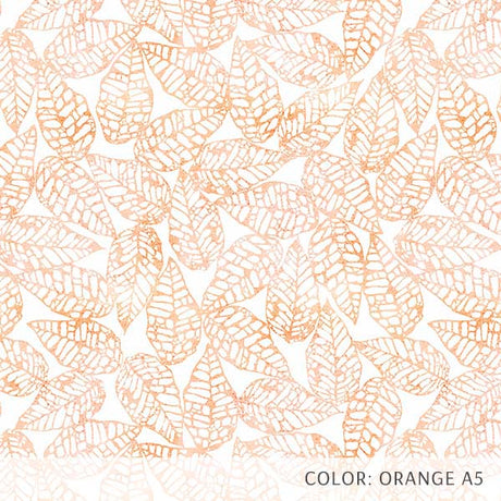Block Printed Leaves (P392)