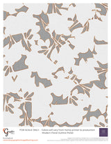 Modern Floral Outline (P40)