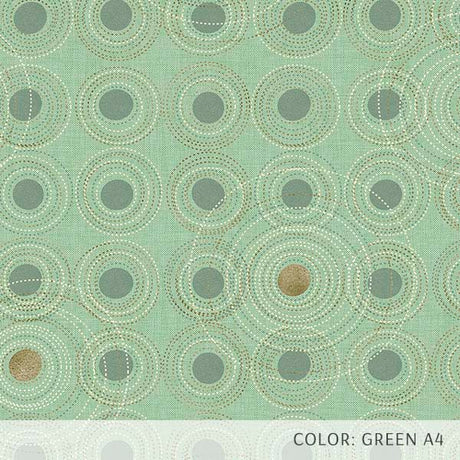 Stitched Circles (P440) Custom Printed Vinyl Flooring Design