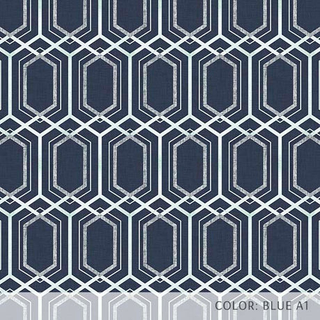 Hexagon Lattice (P533) Custom Printed Vinyl Flooring Design