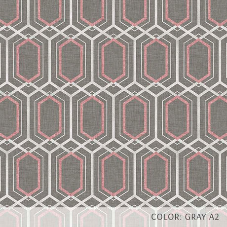 Hexagon Lattice (P533) Custom Printed Vinyl Flooring Design