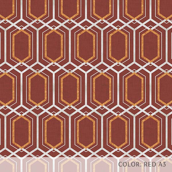 Hexagon Lattice (P533) Custom Printed Vinyl Flooring Design