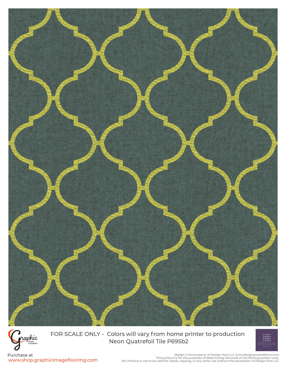 Neon Quatrefoil (P695)