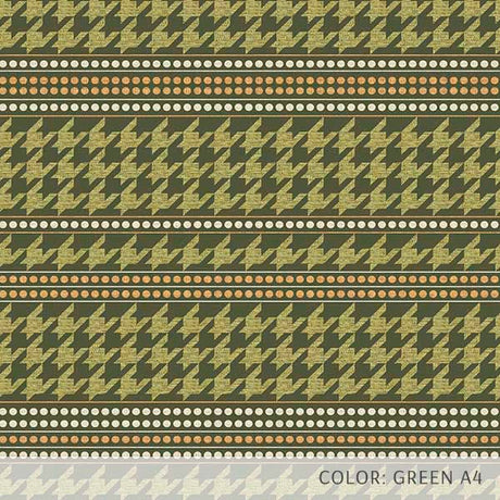 Houndstooth Stripe (P933) Custom Printed Vinyl Flooring Design