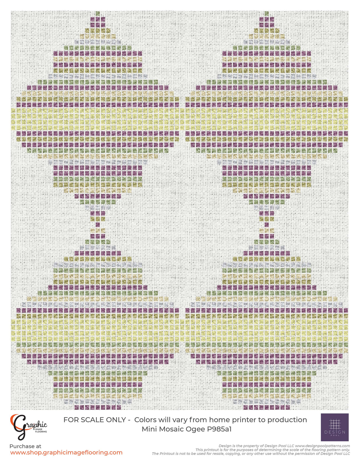 Mini Mosaic Ogee (P985)